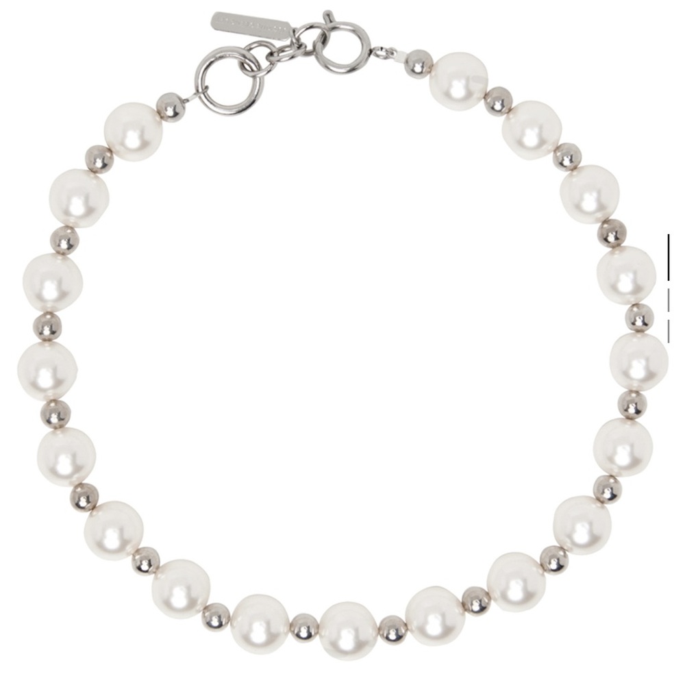 Justine Clenquet Emma pearl choker